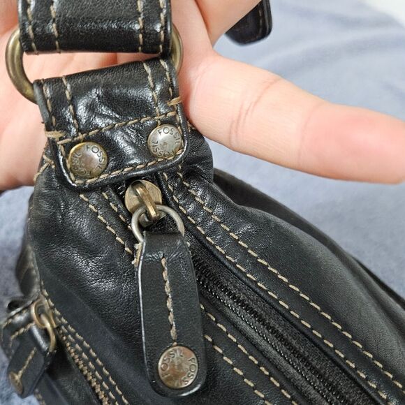 Fossil leather hobo bag - Picture 7 of 10